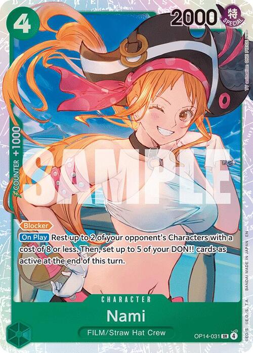 Nami-OP14-032(SR) The Azure Sea's Seven