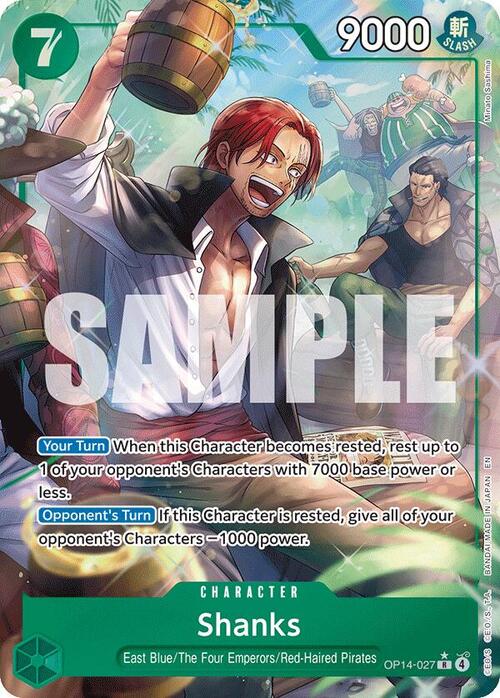 Shanks-OP14-027(R) The Azure Sea's Seven