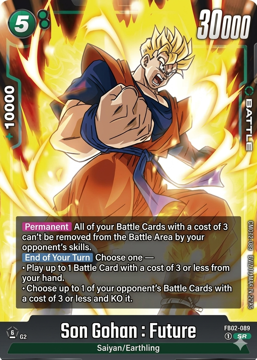 Son Gohan:Future FB02-089 "SR"