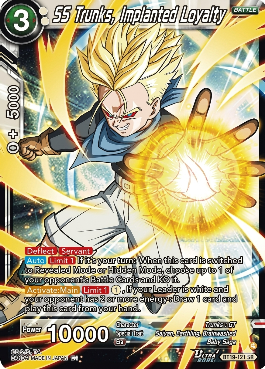 SS Trunks,Implanted Loyalty BT29-121 "SR"