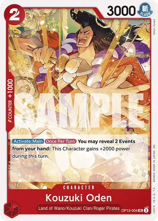 Kouzuki Oden (OP12-004) - Legacy of the Master (UC) [OP12-004]