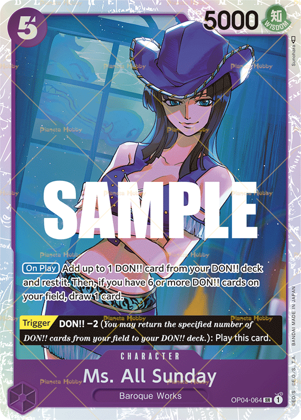 Ms. All Sunday (OP04-064) - Kingdoms of Intrigue (Super Rare) [OP04-064]