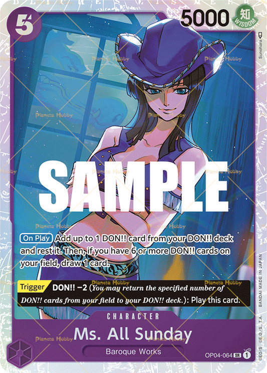 Ms. All Sunday (OP04-064) - Kingdoms of Intrigue (Super Rare) [OP04-064]
