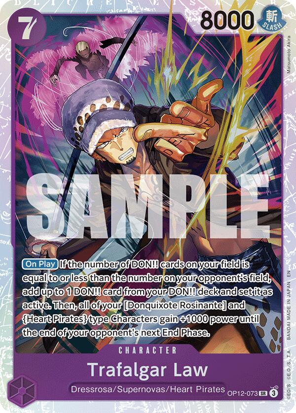 Trafalgar Law (OP12-073) - Legacy of the Master (Super Rare) [OP12-073]