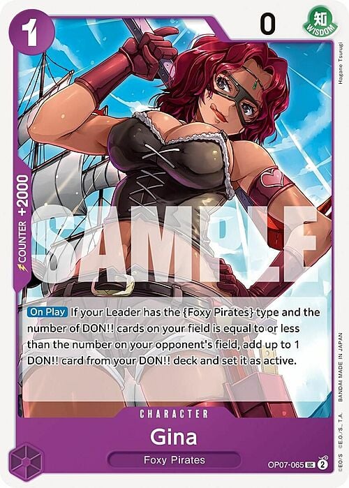 Gina (OP07-065) - 500 Years into the Future (UC) [OP07-065]