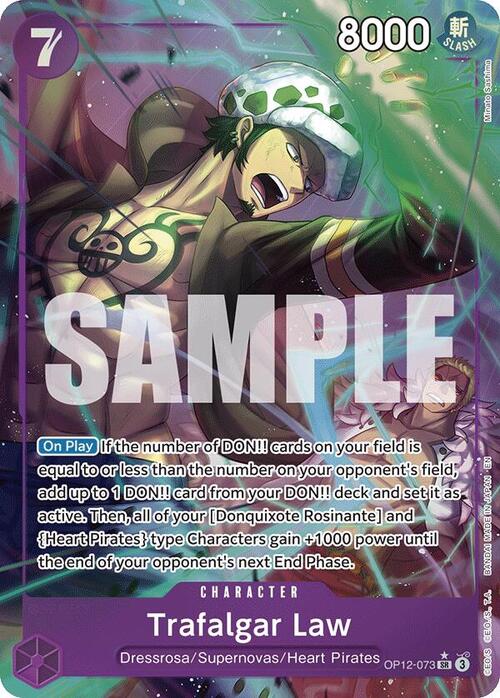 Trafalgar Law (OP12-073) - Legacy of the Master (Super Rare) [OP12-073]