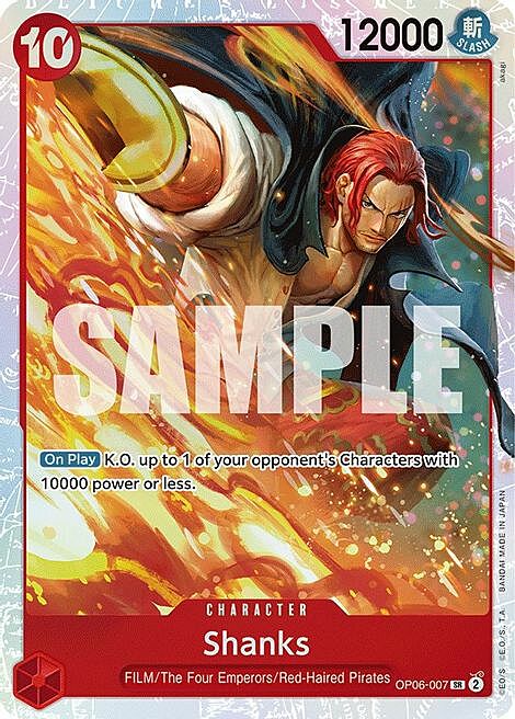 Shanks (OP06-007) - Wings of the Captain (Super Rare) [OP06-007]