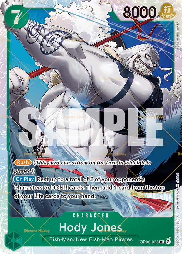 Hody Jones (OP06-035) - Wings of the Captain (Super Rare) [OP06-035]