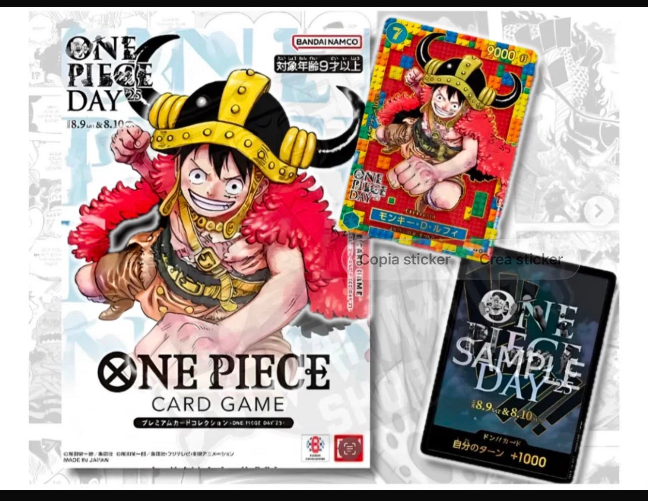 One Piece Day 2025 Limited Elbaph Premium Card promo giapponese
