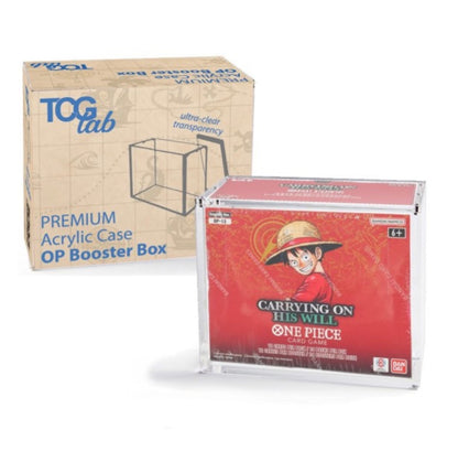 TCG LAB Premium Case Protettivo per OP Booster Box Magnetico in Plexiglass