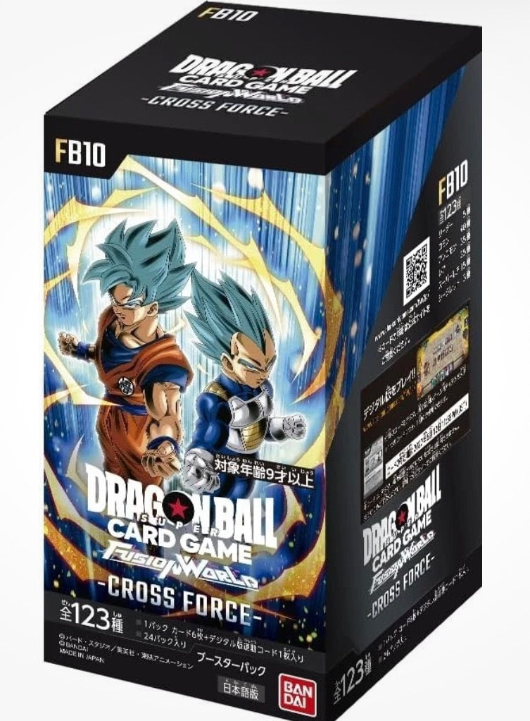 Dragon Ball Fusion World FB10 - CROSS FORCE Japanese sealed 24 buste