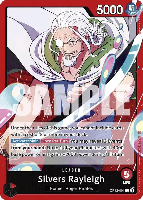 Silvers Rayleigh (OP12-001) - Legacy of the Master (L) [OP12-001]