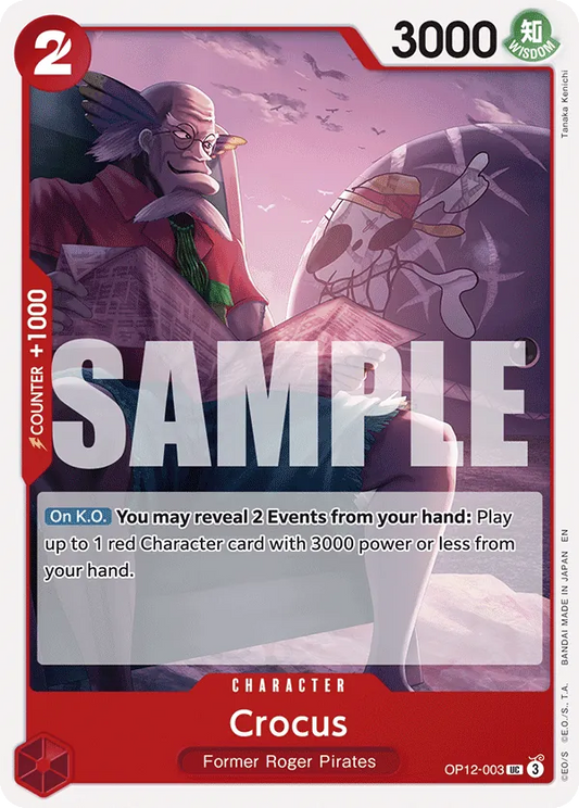 Crocus (OP12-003) - Legacy of the Master (UC) [OP12-003]