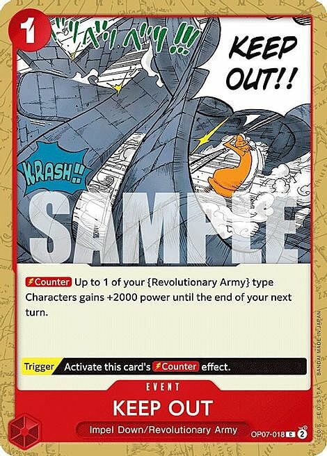 KEEPOUT (OP07-018) - 500 Years into the Future (UC) [OP07-018]