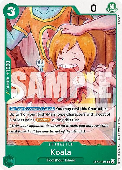 Koala (OP07-024) - 500 Years into the Future (C) [OP07-024]