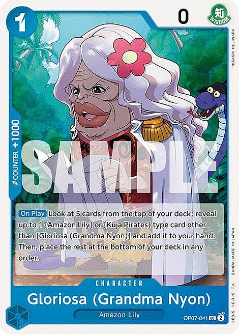 Gloriosa(Grandma Nyon) (OP07-041) - 500 Years into the Future (C) [OP07-041]