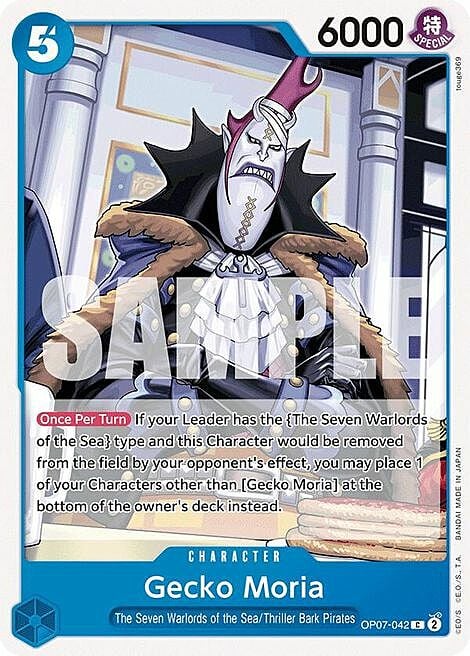 Gecko Moria (OP07-042) - 500 Years into the Future (C) [OP07-042]