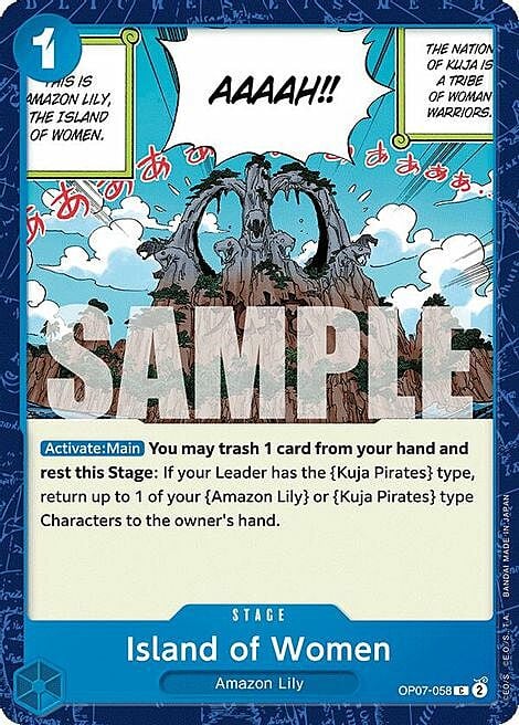 Island of Women (OP07-058) - 500 Years into the Future (C) [OP07-058]