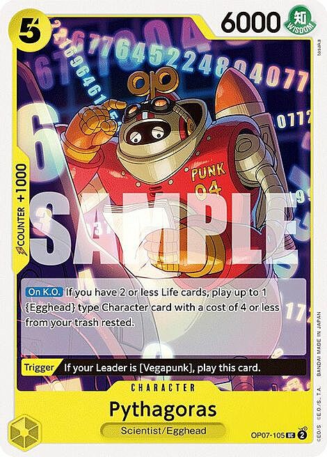 Pythagoras (OP07-105) - 500 Years into the Future (UC) [OP07-105]