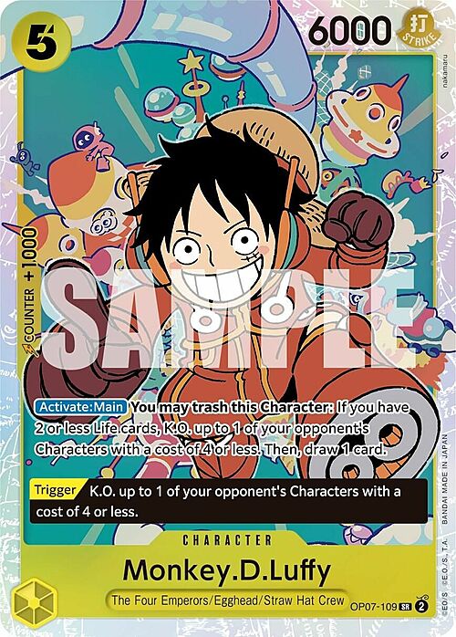 Monkey.D.Luffy (OP07-109) - 500 Years into the Future (SR) [OP07-109]