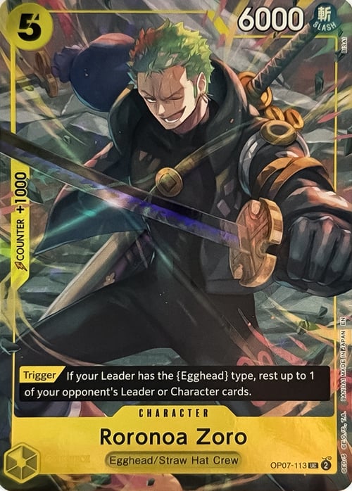 Roronoa Zoro Alt Art (OP07-113) - 500 Years into the Future (UC) Promo IB03[OP07-113]