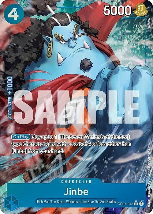 Jinbe Alt Art (OP07-045) - 500 Years into the Future (SR) [OP07-045]