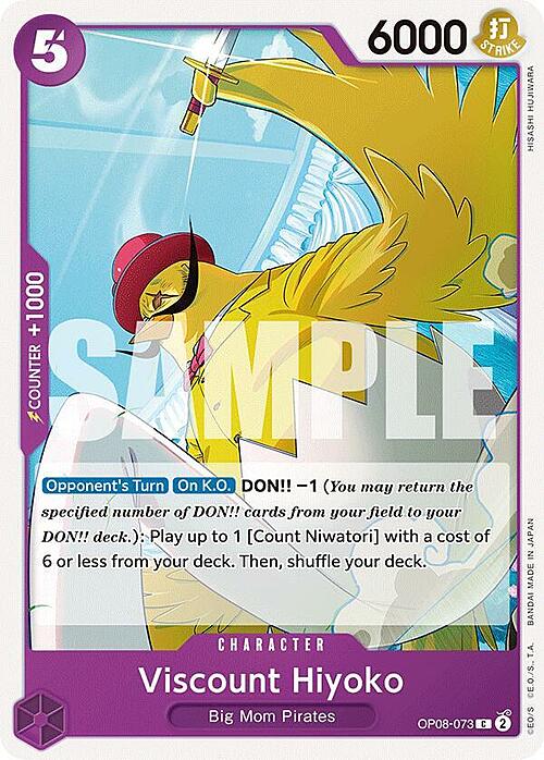Viscount Hiyoko (OP08-073) -Two Legends(C) [OP08-073]