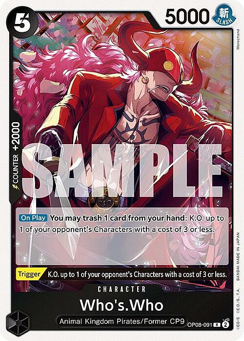 Who's Who (OP08-091) -Two Legends(R) [OP08-091]