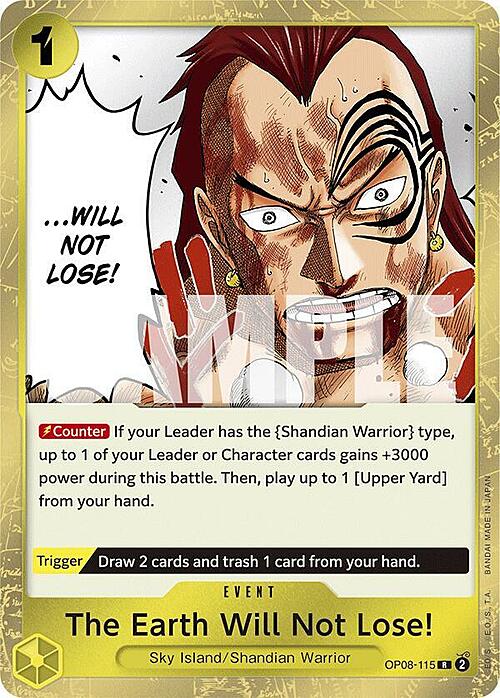 The Earth Will Not Lose! (OP08-115) -Two Legends(R) [OP08-115]