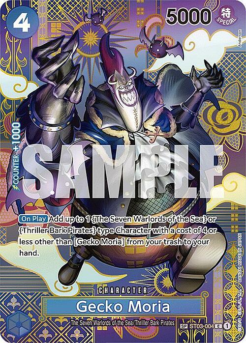 Gecko Moria(OP08-ST03-004) -Two Legends(C) [OP08-ST03-004]