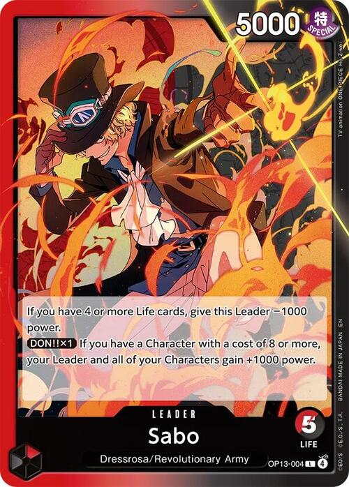 Sabo (OP13-004) - Carrying on his Will (L) [OP13-004]