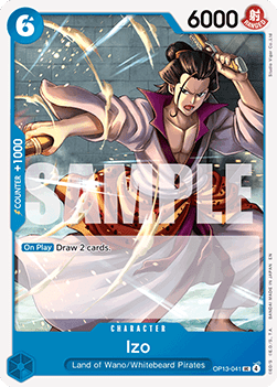 Izo (OP13-041) - Carrying on his Will (UC) [OP13-041]