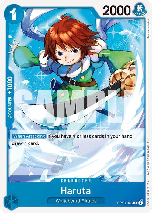Haruta (OP13-045) - Carrying on his Will (C) [OP13-045]