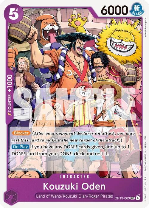 Oden (OP13-063) - Carrying on his Will (UC) [OP13-063]