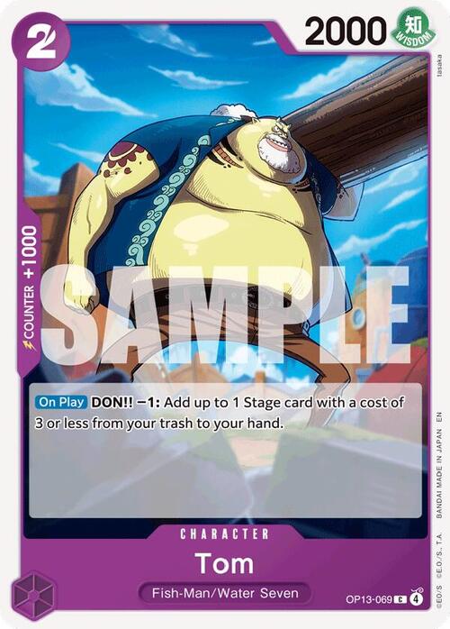 Tom (OP13-069) - Carrying on his Will (C) [OP13-069]