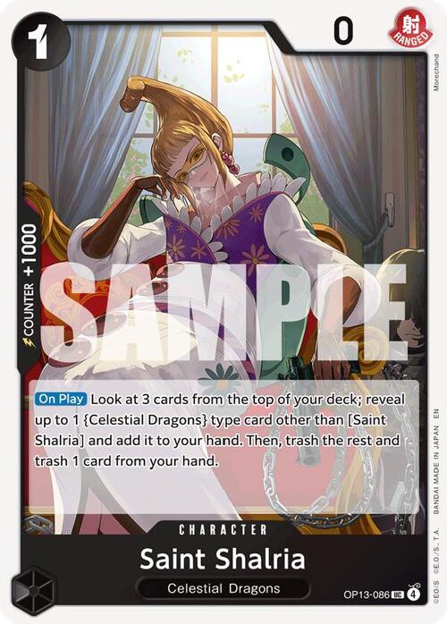 Saint Shalria (OP13-086) - Carrying on his Will (UC) [OP13-086]