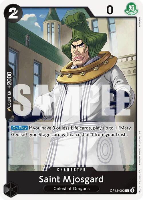 Saint Mjosgard (OP13-082) - Carrying on his Will (SR) [OP13-082]