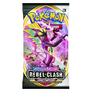 Pokemon-Sword&Shield-Rebel Clash Booster Pack(English Version)Random Art Work