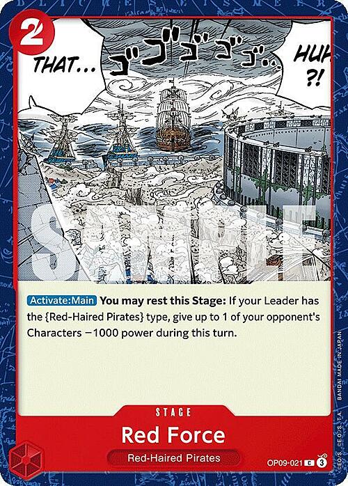 Red Force (OP09-021) -Emperors in the New World(C) [OP09-021]