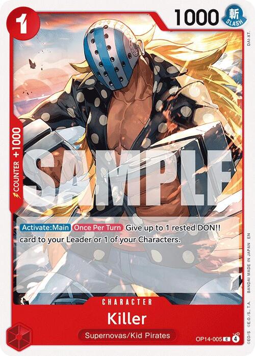 Killer OP-The Azure Sea's Seven (OP14-005) (C)