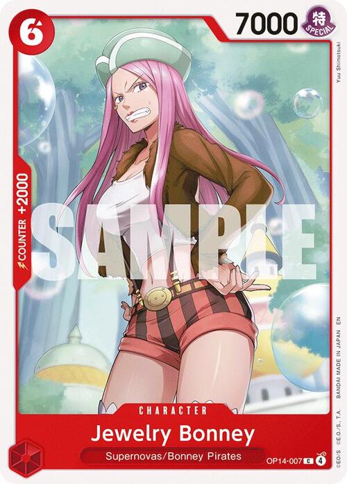 Jewerly Bonney OP-The Azure Sea's Seven (OP14-007) (C)