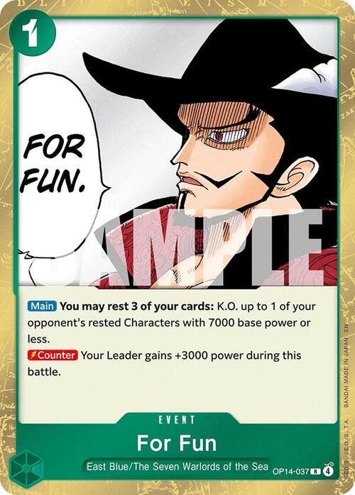 For Fun OP-14The Azure Sea's Seven (OP14-037) (R)