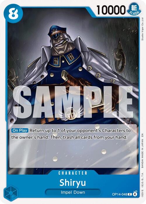 Shiryu-OP14-040(C) The Azure Sea's Seven