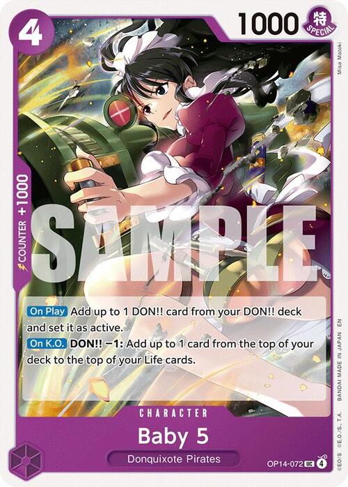 Baby5-OP14-072(UC) The Azure Sea's Seven