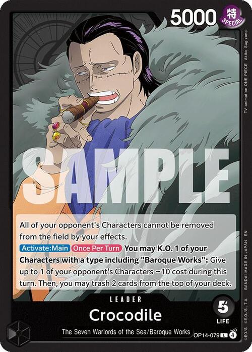 Crocodile-OP14-079(L) The Azure Sea's Seven