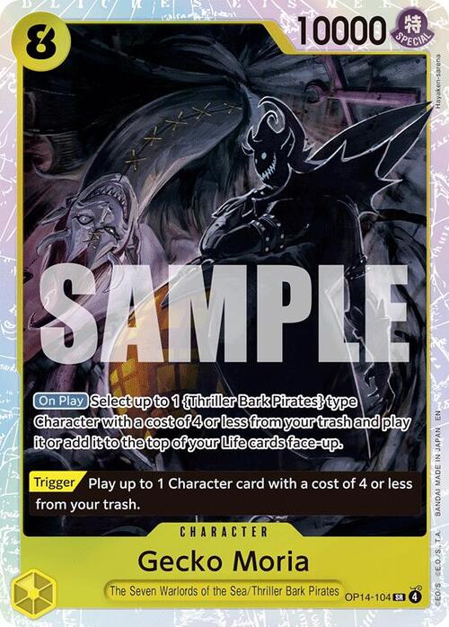 Gecko Moria-OP14-104(SR) The Azure Sea's Seven