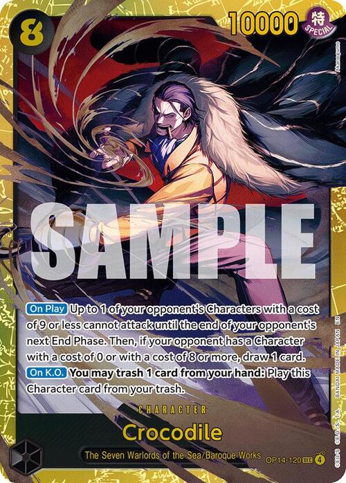 Crocodile-OP14-120(SEC) The Azure Sea's Seven