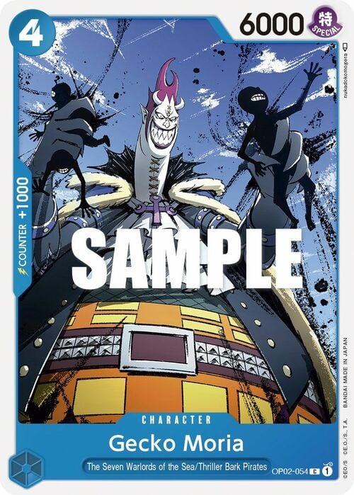 Gecko Moria (OP02-054) - Paramount War (C) [OP02-054]