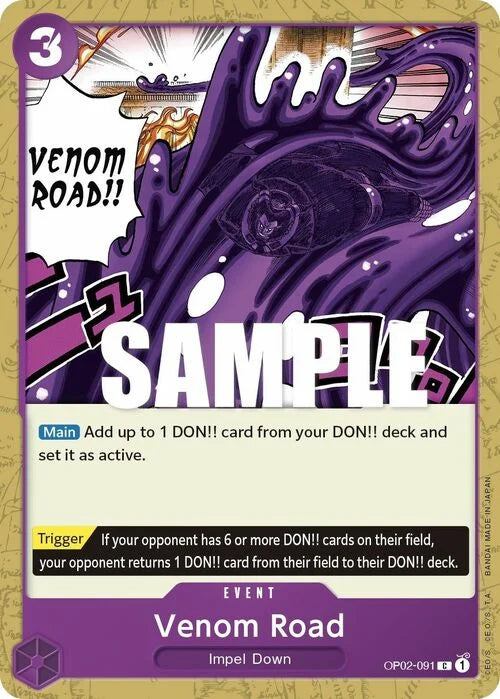 Venom Road (OP02-091) - Paramount War (C) [OP02-091]
