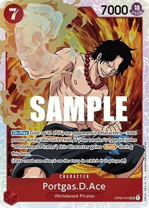 Portgas.D.Ace (OP02-013) - Paramount War (SR) [OP02-013]